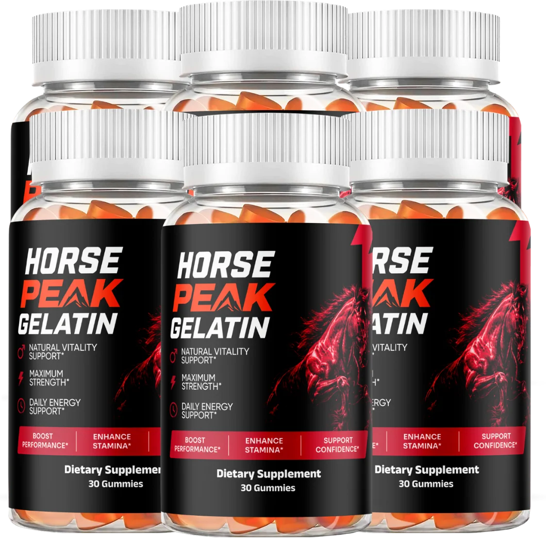 Horse Peak Gelatin 6 bottle official bundle